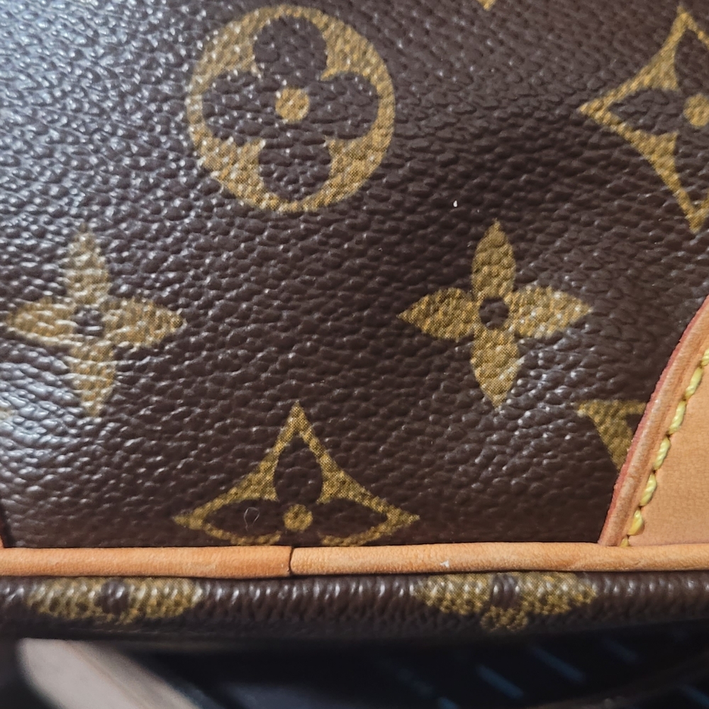Louis Vuitton Monogram Canvas Dual-Pocket Crossbody Bag in Brown and Tan - Picture 3 of 5